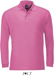 SOLS Langarm-Poloshirt Winter II Rosa