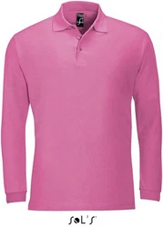 SOLS Langarm-Poloshirt Winter II Rosa