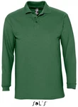 SOLS Langarm-Poloshirt Winter II Dunkelgrün/Grün/Türkis SOLS Langarm-Poloshirt Winter II Dunkelgrün/Grün/Türkis