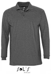 SOLS Langarm-Poloshirt Winter II Dunkelgrau/Grau/Hellgrau SOLS Langarm-Poloshirt Winter II Dunkelgrau/Grau/Hellgrau