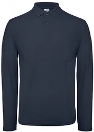 Langarm-Poloshirt Herren Long Sleeve Polo ID.001 / 100 % Baumwollpiqu