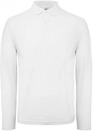 Langarm-Poloshirt Herren Long Sleeve Polo ID.001 / 100 % Baumwollpiqu
