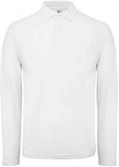 B&C Langarm-Poloshirt Herren Long Sleeve Polo ID.001