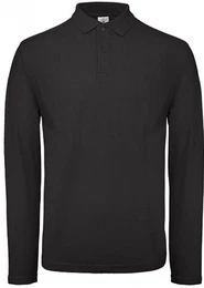 Langarm-Poloshirt Herren Long Sleeve Polo ID.001 / 100 % Baumwollpiqu