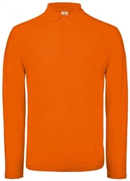 Langarm-Poloshirt Herren Long Sleeve Polo ID.001 / 100 % Baumwollpiqu