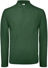 Langarm-Poloshirt Herren Long Sleeve Polo ID.001 / 100 % Baumwollpiqu