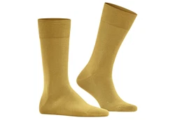 FALKE Kurzsocken Herren Businessstrumpf Cool 24/7 Gelb/Braun