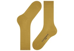 FALKE Kurzsocken Herren Businessstrumpf Cool 24/7 Gelb/Braun