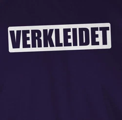 Shirtracer T-Shirt Verkleidet Faschingskostüm Lustig I Kostüm Verkleidet Karneval Ironie Karneval & Fasching Lila