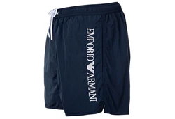 Emporio Armani Badeshorts EMBROIDERY LOGO Herren Badeshorts Dunkelblau