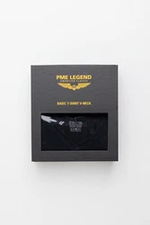 PME LEGEND T-Shirt 2-Pack Basic Schwarz/Dunkelgrau/Grau