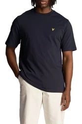 Lyle & Scott T-Shirt Herren Oversized Fit Dunkelblau/Blau