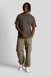 Lyle & Scott T-Shirt Herren Oversized Fit Grün/Dunkelgrau/Dunkelgrün/Dunkelbraun/Grau