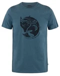 Fjällräven T-Shirt Herren Outdoor-Shirt Arctic Fox Blau/Türkis/Dunkelblau/Grau