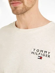 Tommy Hilfiger Underwear Pyjama LS JERSEY PJ SET Beige/Khaki/Dunkelblau