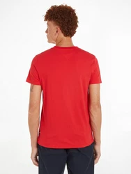 Tommy Hilfiger T-Shirt STRIPE CHEST TEE Rot