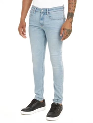 Calvin Klein Jeans Skinny-fit Jeans SKINNY in klassischer 5-Pocket-Form Hellblau