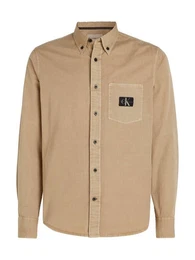 Langarmhemd REGULAR SHIRT mit Logopatch