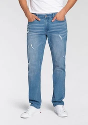 Bruno Banani Straight-Jeans Hutch Hellblau/Blau