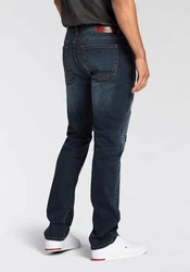 Bruno Banani Straight-Jeans Hutch Dunkelblau/Blau/Hellblau/Beige