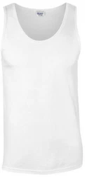 Gildan Tanktop Softstyle Tank Top Herren T-Shirt Weiß/Creme