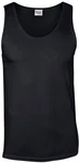 Gildan Tanktop Softstyle Tank Top Herren T-Shirt Schwarz/Dunkelgrau/Dunkelblau