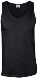 Gildan Tanktop Softstyle Tank Top Herren T-Shirt Schwarz/Dunkelgrau/Dunkelblau