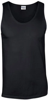 Gildan Tanktop Softstyle Tank Top Herren T-Shirt Schwarz/Dunkelgrau/Dunkelblau Gildan Tanktop Softstyle Tank Top Herren T-Shirt Schwarz/Dunkelgrau/Dunkelblau