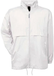B&C Outdoorjacke Jacket Air  Weiß/Grau