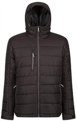 Regatta Professional Outdoorjacke Mens Navigate Thermal Jacket Schwarz/Dunkelgrau/Dunkelbraun