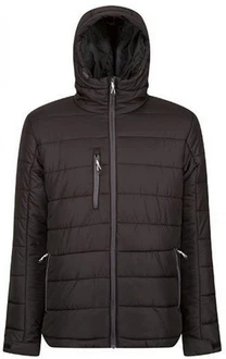 Regatta Professional Outdoorjacke Mens Navigate Thermal Jacket Schwarz/Dunkelgrau/Dunkelbraun