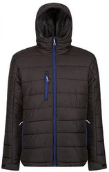 Regatta Professional Outdoorjacke Mens Navigate Thermal Jacket Dunkelbraun/Dunkelblau/Schwarz/Grün