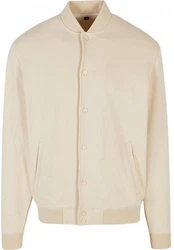 Build Your Brand Herren Heavy Tonal College Jacket Khaki/Beige
