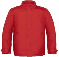B&C Outdoorjacke Jacket Real+ Herren Rot/Dunkelrot