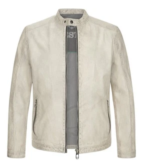 Milestone Lederjacke MSLacona Khaki/Grau/Beige/Braun/Hellgrau