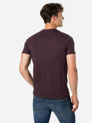 iriedaily T-Shirt Tun Up Dunkelrot/Bordeaux/Lila