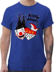 Shirtracer T-Shirt Klle Alaaf Kostüm Köln Karneval Wappen Rot/Weiß