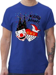 Shirtracer T-Shirt Klle Alaaf Kostüm Köln Karneval Wappen Rot/Weiß