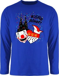 Rundhalsshirt Klle Alaaf Kostm Kln Karneval Wappen I Jeck Rut Wiees I Narren I K Karneval & Fasching