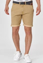 Indicode Chinoshorts Caedmon Beige/Khaki/Braun