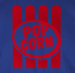 Shirtracer T-Shirt Popcorn Motiv Rot