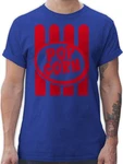 Shirtracer T-Shirt Popcorn Motiv Rot