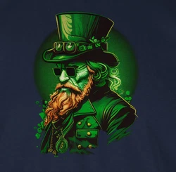 Shirtracer T-Shirt Shamrock Irland Kobold Irische St. Patricks Day Blau