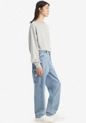 Levi's Cargojeans Style 568 STAY LOOSE CARPENTER Hellblau/Blau