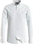 Tommy Hilfiger Langarmhemd FLEX MINI PRINT SF SHIRT Grau/Weiß/Creme