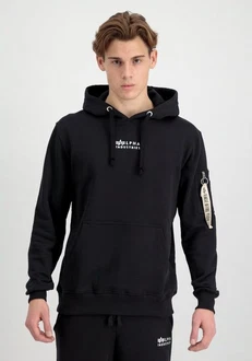 Alpha Industries Hoodie EMB  Dunkelblau/Schwarz/Rosa