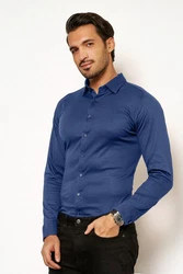 DESOTO Businesshemd Dunkelblau/Blau