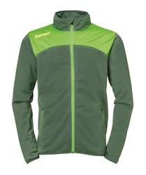 Kempa Sweatjacke Emotion 2.0 Poly Full Zip Jacke Grün/Neonfarben