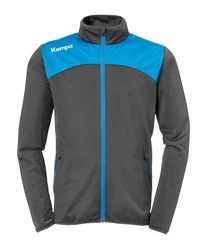Kempa Sweatjacke Emotion 2.0 Poly Full Zip Jacke Grau/Dunkelblau/Dunkelrot/Blau/Türkis