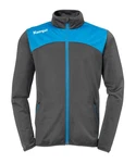 Kempa Sweatjacke Emotion 2.0 Poly Full Zip Jacke Grau/Dunkelblau/Dunkelrot/Blau/Türkis